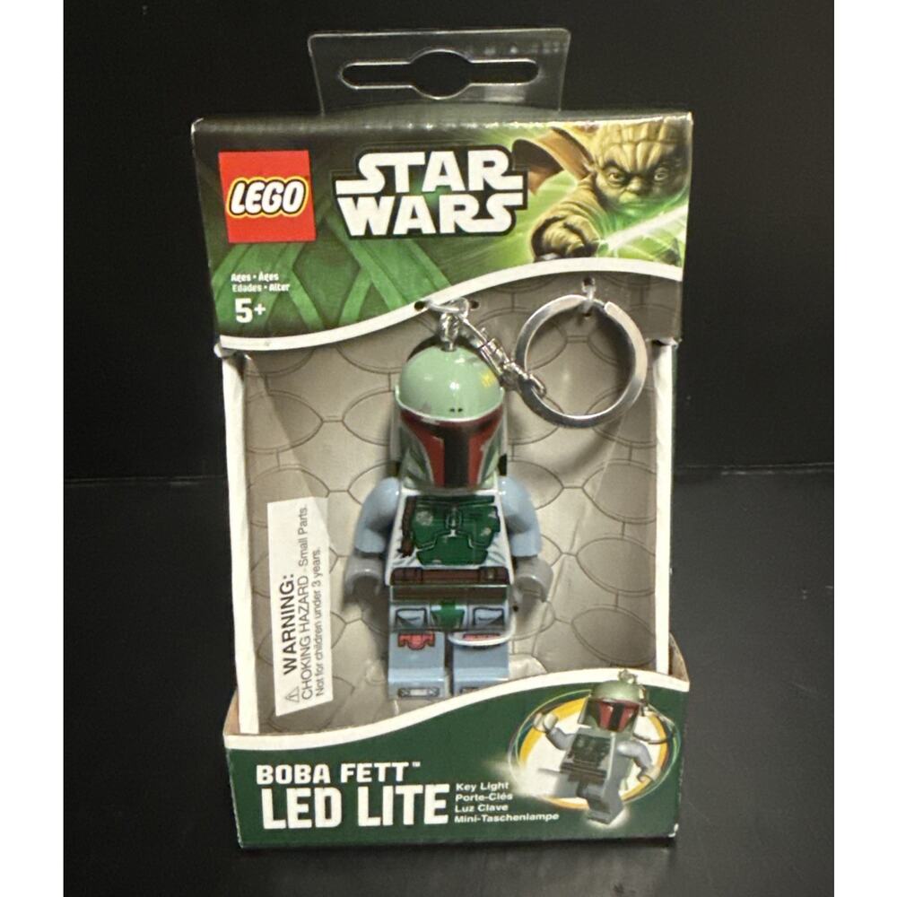 Star Wars Lego Boba Fett LED LITE Key Light Chain Figure Sealed